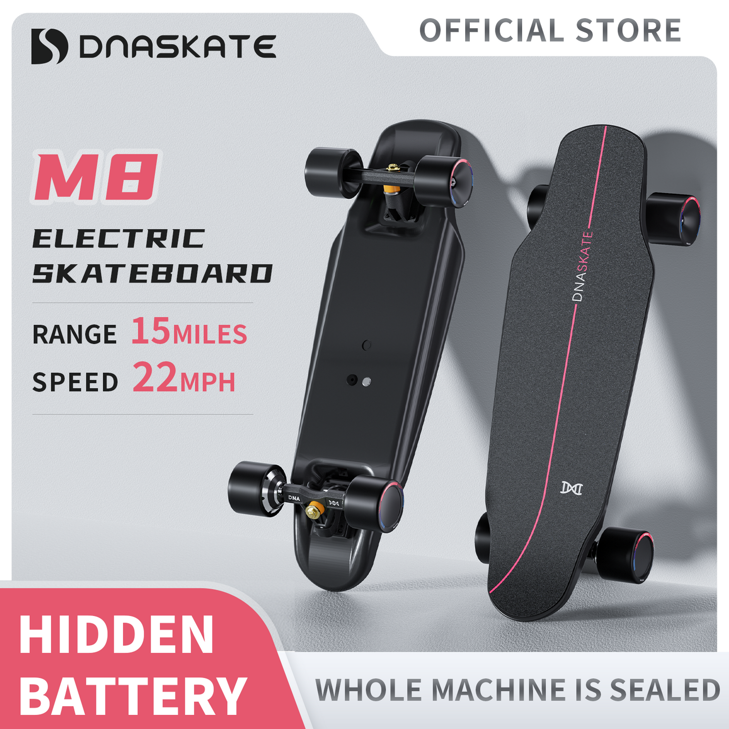 DNASKATE M8 electric skateboard product image 4