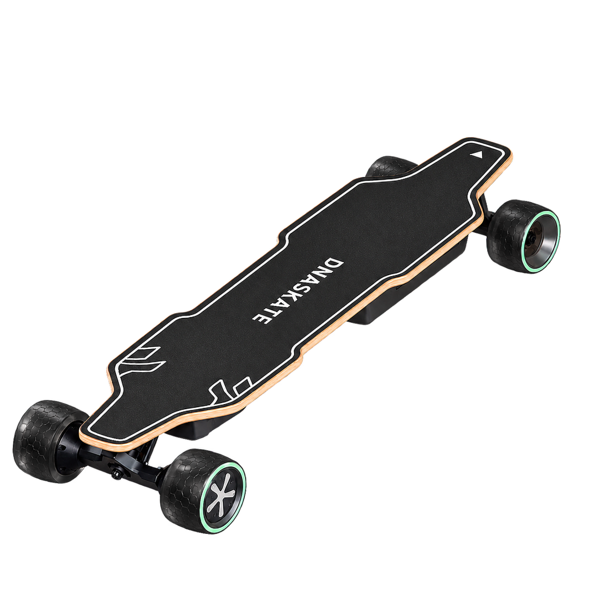 DNASKATE V4 electric skateboard on transparent background