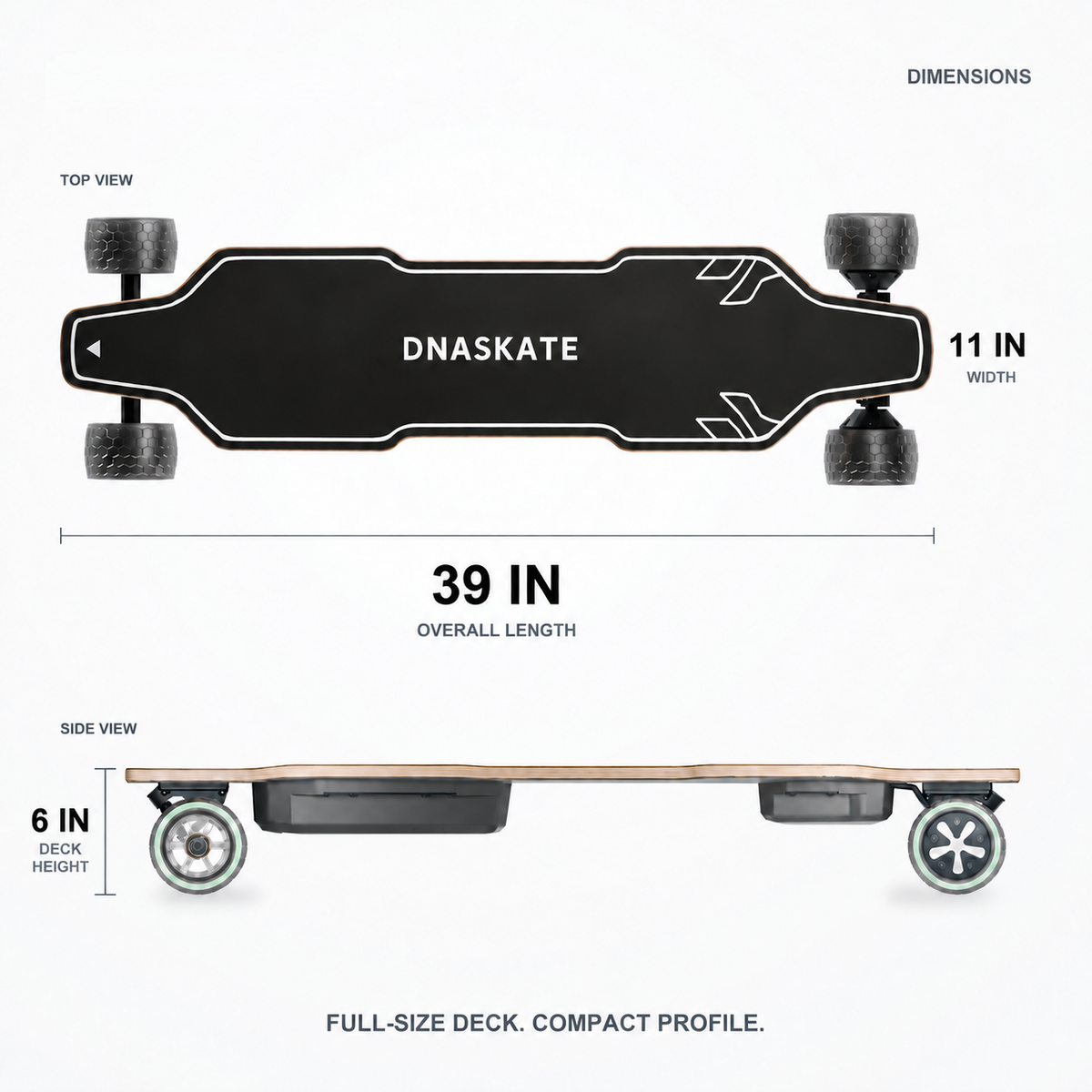 DNASKATE V4 dimensions